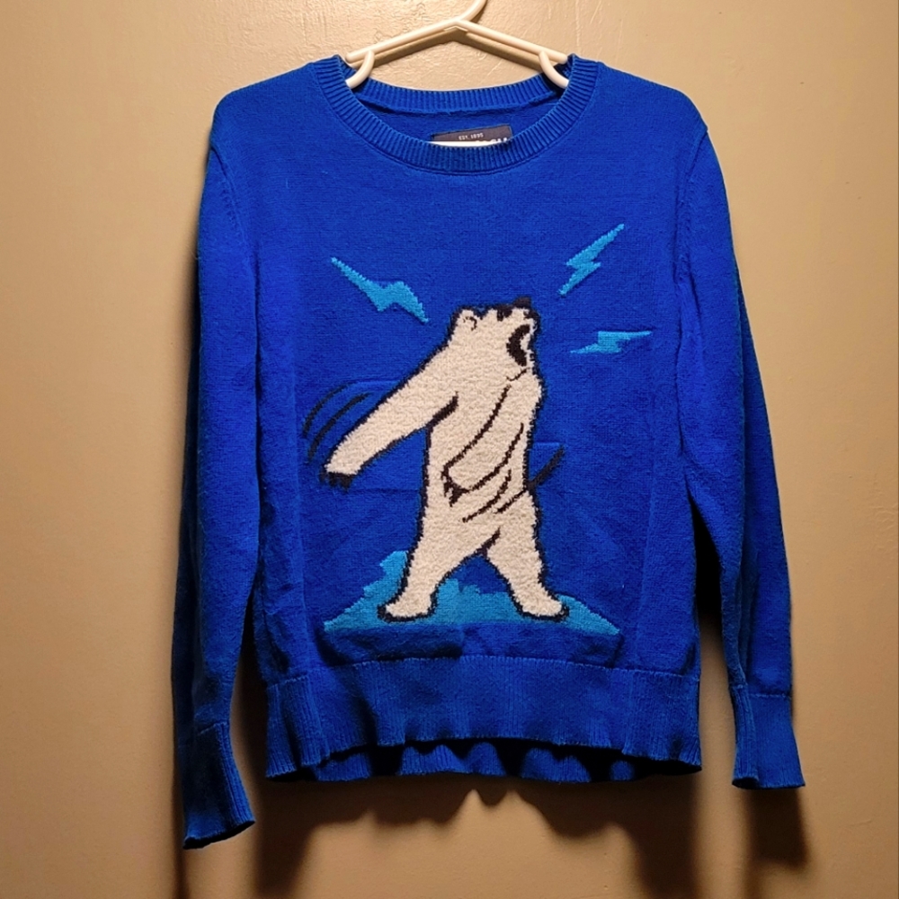 Polar Bear Sweater Osh Kosh " loud" Roar